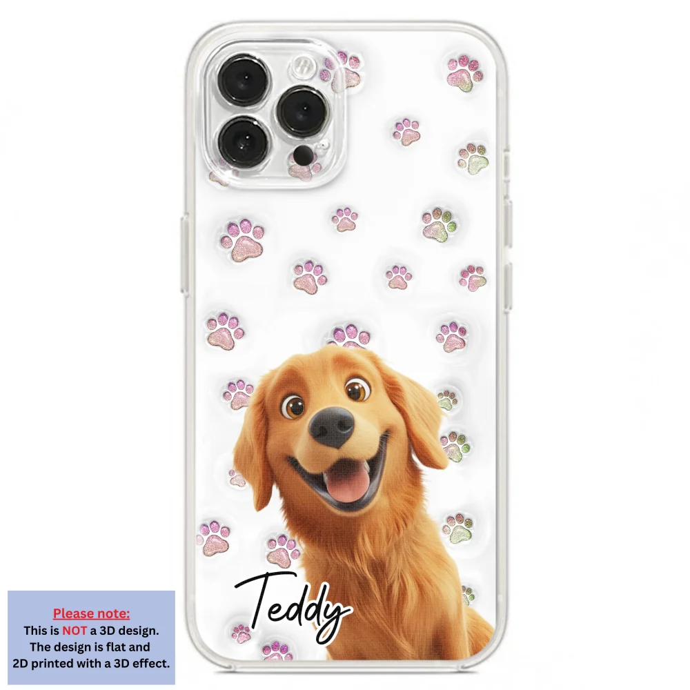 Baby Adorable Dogs - Personalized Custom 3D Inflated Effect Phone Case - Image 18