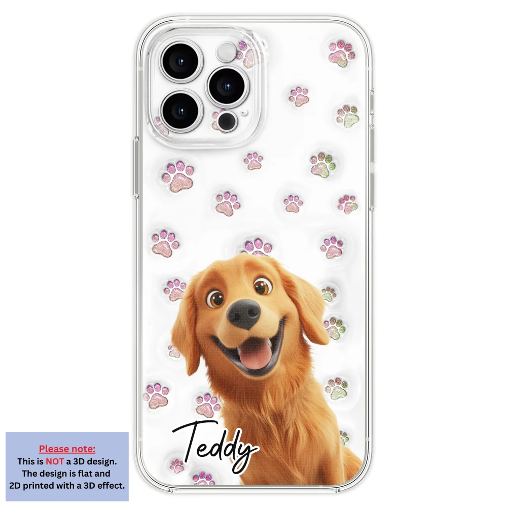 Baby Adorable Dogs - Personalized Custom 3D Inflated Effect Phone Case - Image 21
