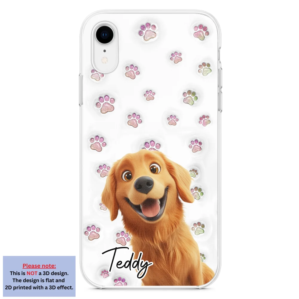 Baby Adorable Dogs - Personalized Custom 3D Inflated Effect Phone Case - Image 22