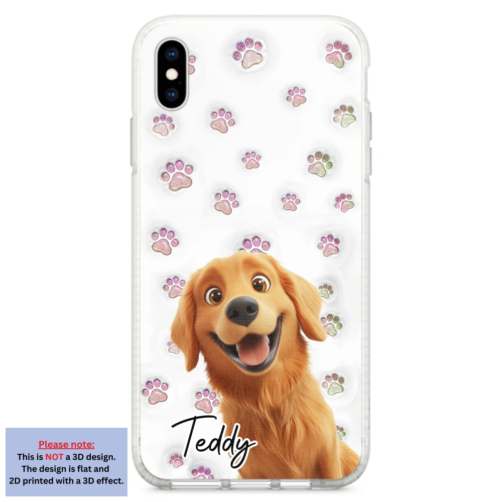Baby Adorable Dogs - Personalized Custom 3D Inflated Effect Phone Case - Image 23