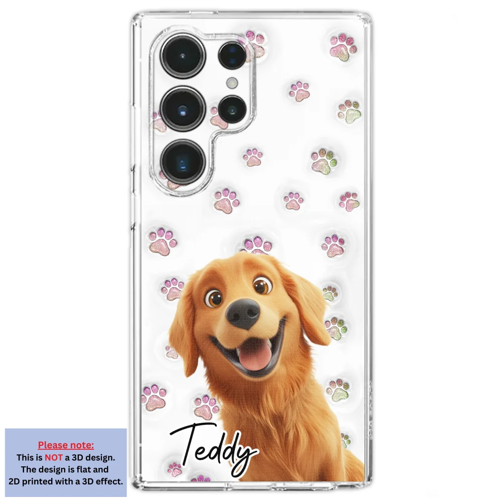 Baby Adorable Dogs - Personalized Custom 3D Inflated Effect Phone Case - Image 29