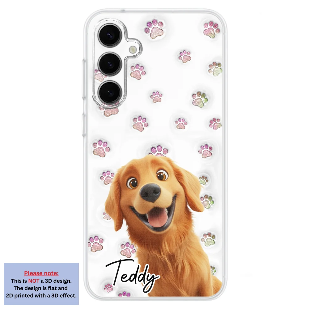 Baby Adorable Dogs - Personalized Custom 3D Inflated Effect Phone Case - Image 30