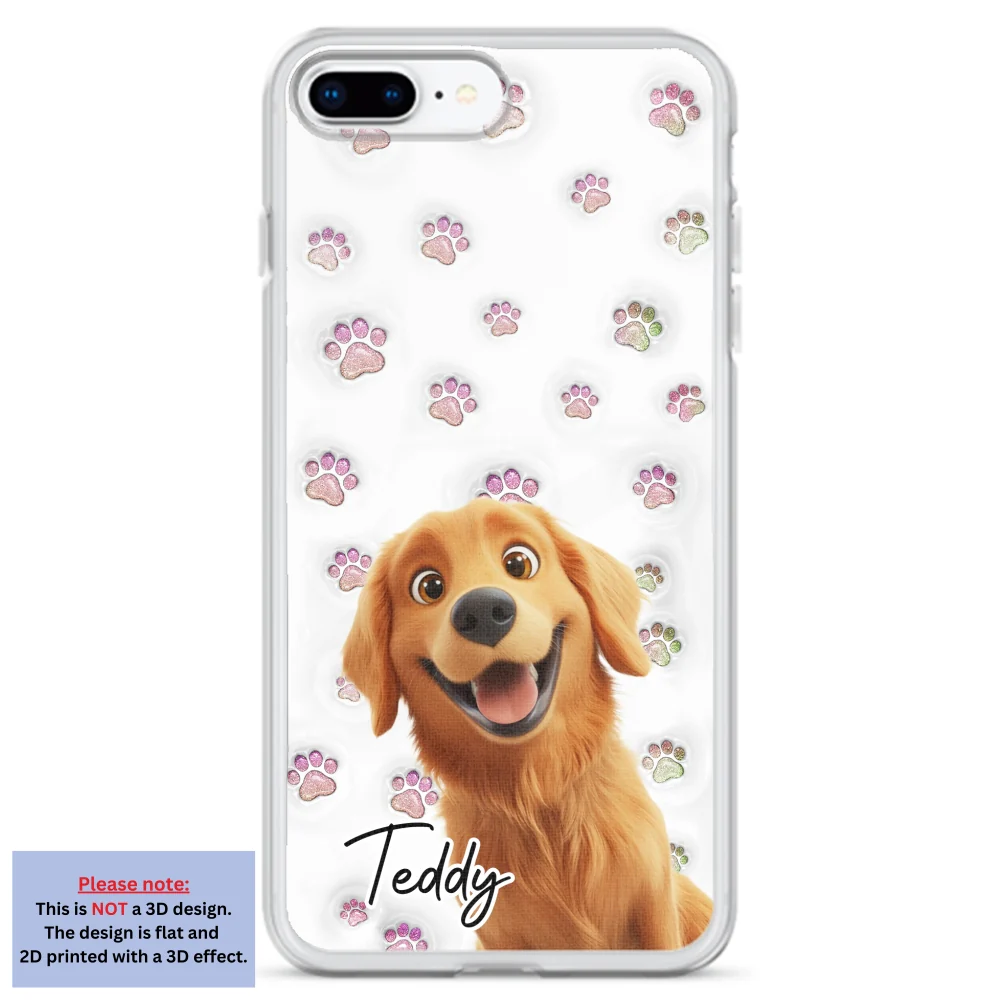 Baby Adorable Dogs - Personalized Custom 3D Inflated Effect Phone Case - Image 6