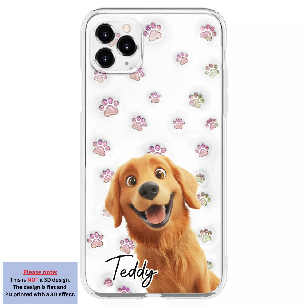 Baby Adorable Dogs - Personalized Custom 3D Inflated Effect Phone Case - Image 8