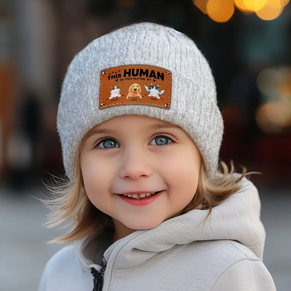 Baby Is Protected - Personalized Custom Beanie - Image 3