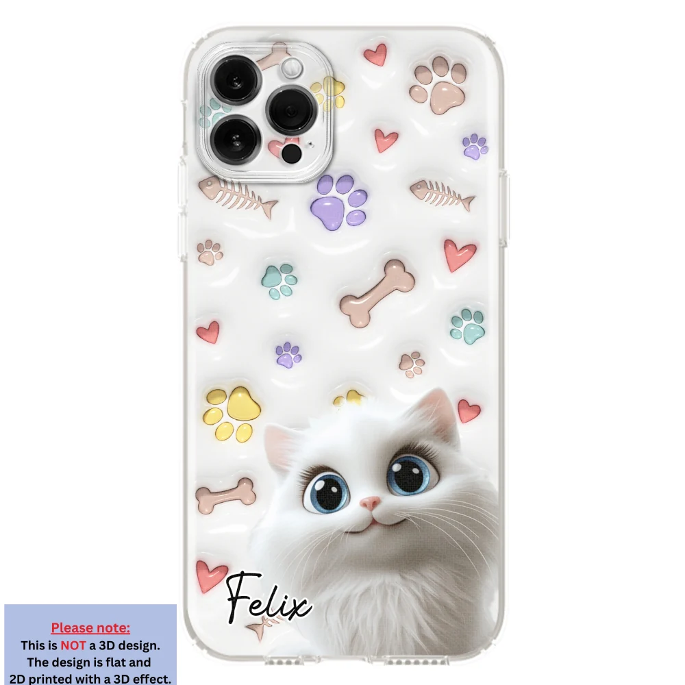 Baby Lovely Pet - Personalized Custom 3D Inflated Effect Phone Case - Image 11