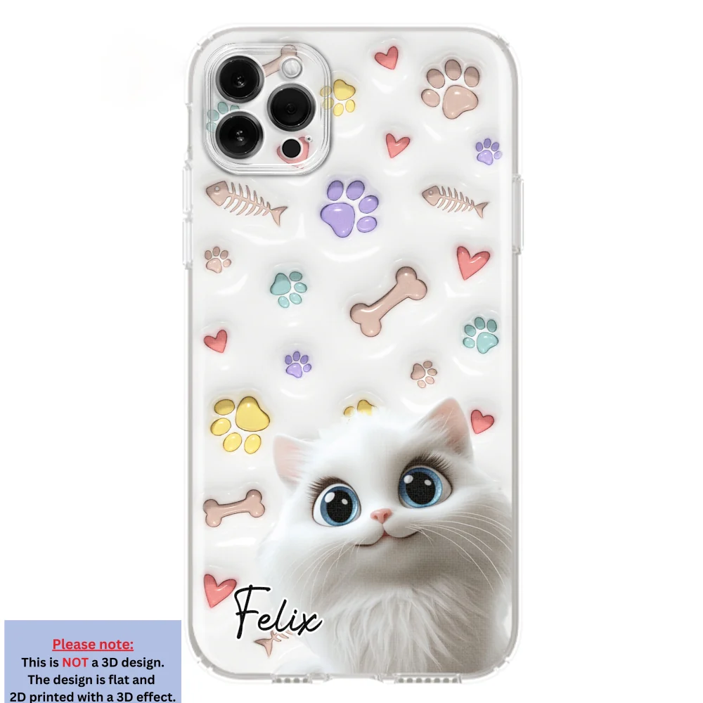 Baby Lovely Pet - Personalized Custom 3D Inflated Effect Phone Case - Image 13