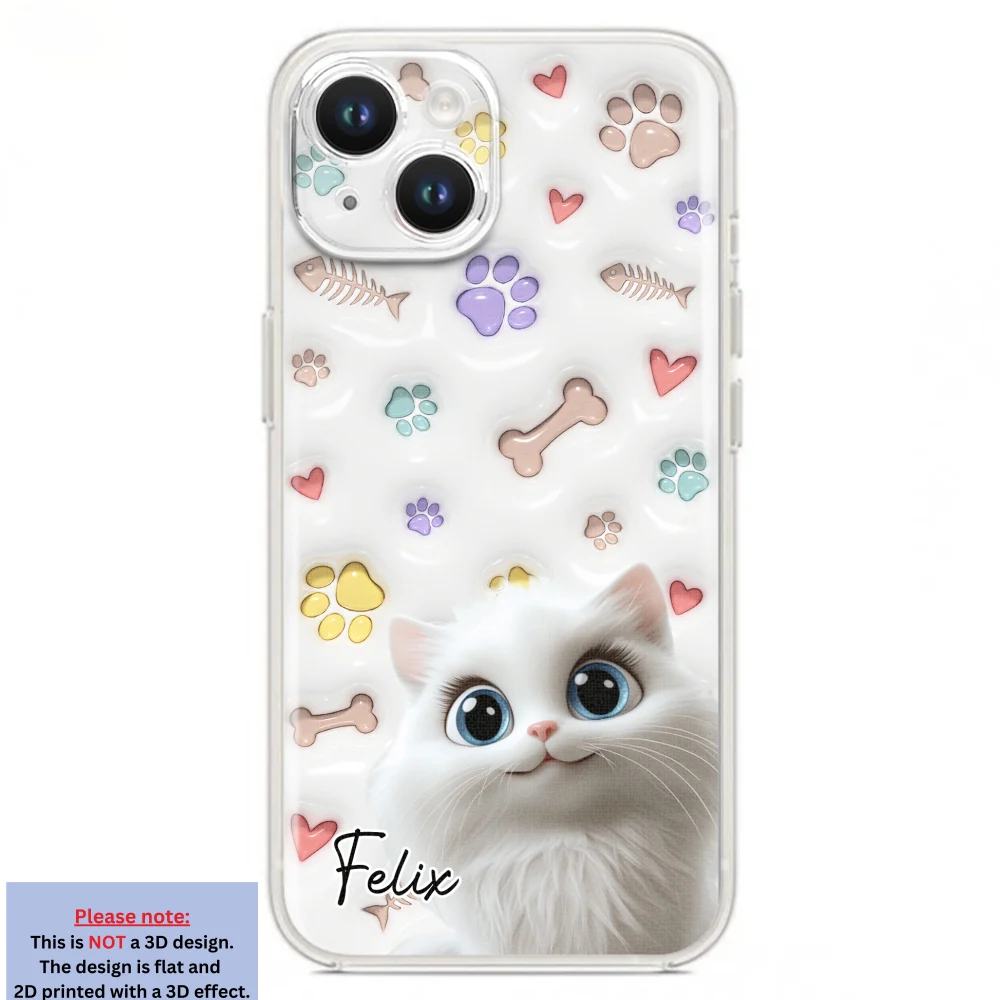 Baby Lovely Pet - Personalized Custom 3D Inflated Effect Phone Case - Image 15