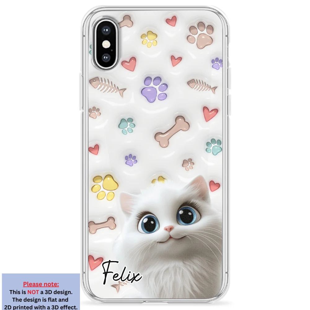 Baby Lovely Pet - Personalized Custom 3D Inflated Effect Phone Case - Image 23