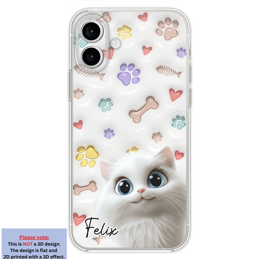 Baby Lovely Pet - Personalized Custom 3D Inflated Effect Phone Case - Image 24