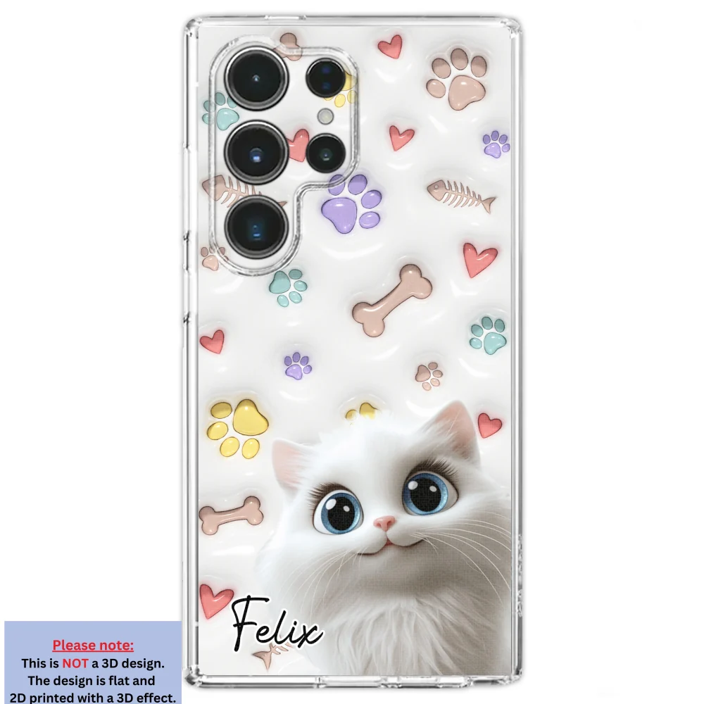 Baby Lovely Pet - Personalized Custom 3D Inflated Effect Phone Case - Image 28