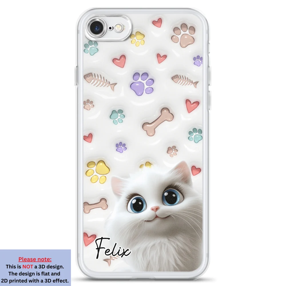 Baby Lovely Pet - Personalized Custom 3D Inflated Effect Phone Case - Image 4
