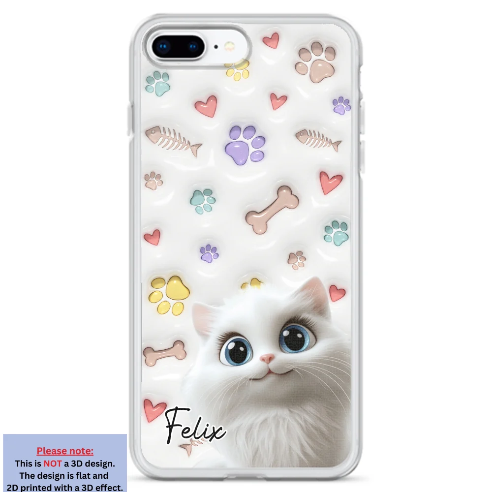 Baby Lovely Pet - Personalized Custom 3D Inflated Effect Phone Case - Image 5