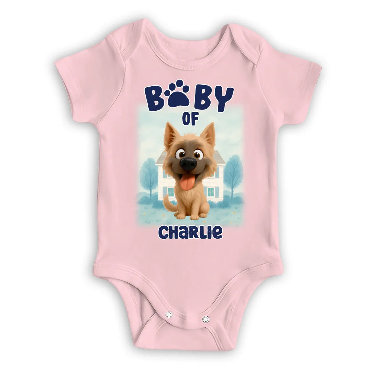 Baby Of Dogs - Personalized Custom Baby Onesie - Image 9