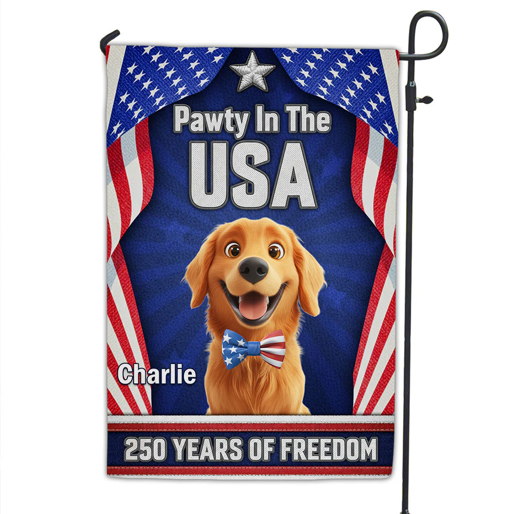 Barking For Freedom - Personalized Custom Flag