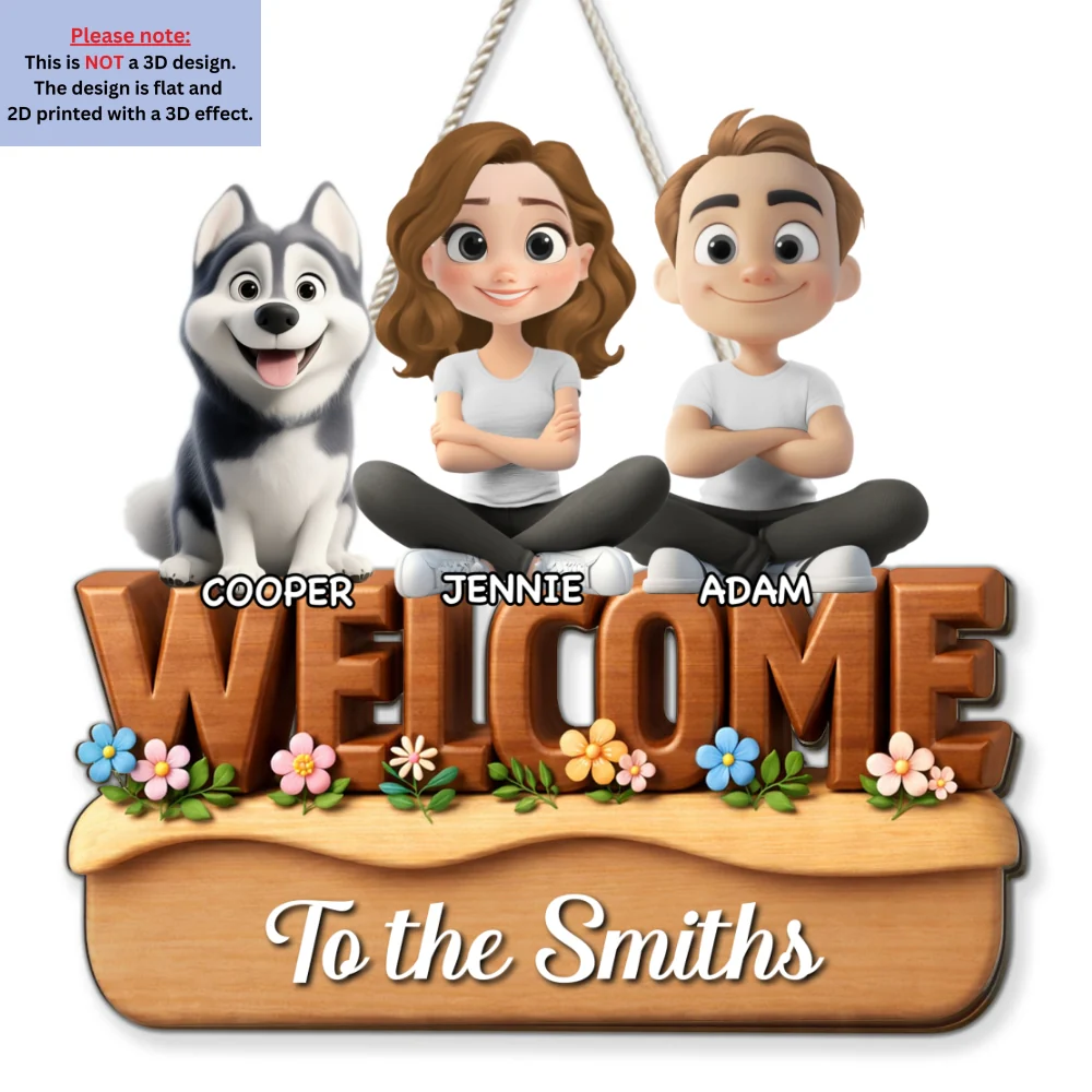 Be Nice Here - Personalized Custom 3D Effect Wood Sign - Image 5
