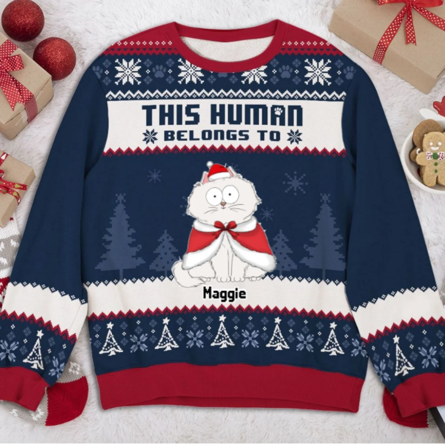 Belong To Each Other - Personalized Custom All-Over-Print Sweatshirt - Image 6