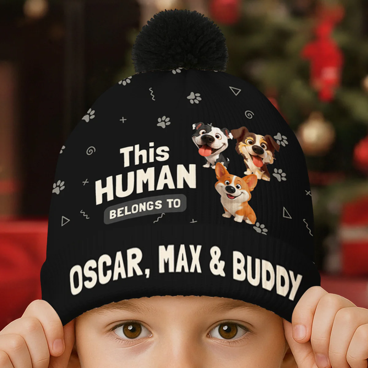 Belong To You - Personalized Custom Bobble Beanie Hat - Image 3