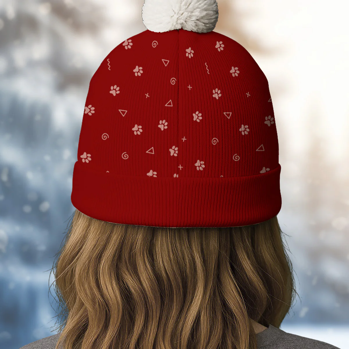 Belong To You - Personalized Custom Bobble Beanie Hat - Image 4