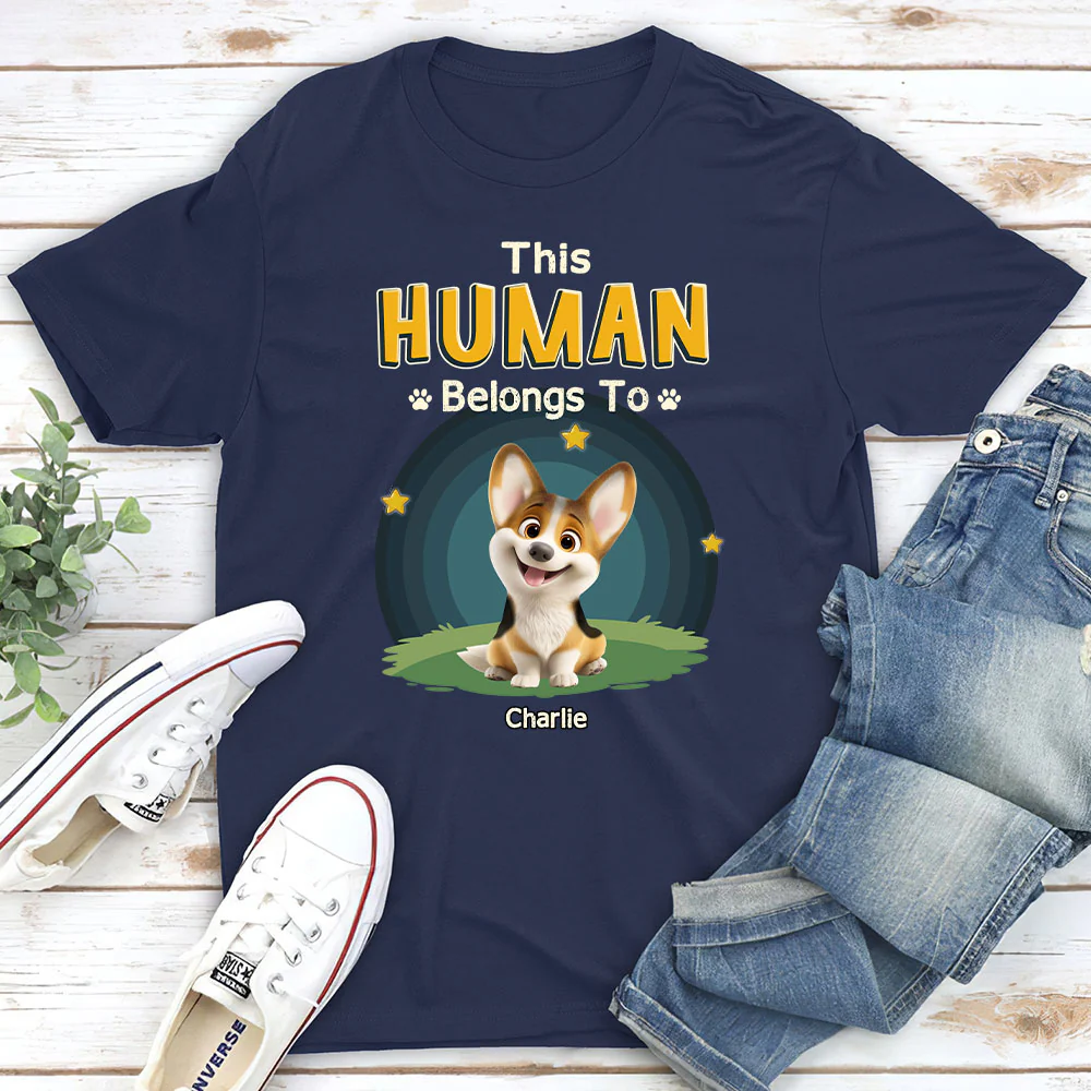 Belongs To Me - Personalized Custom Unisex T-Shirt - Image 3