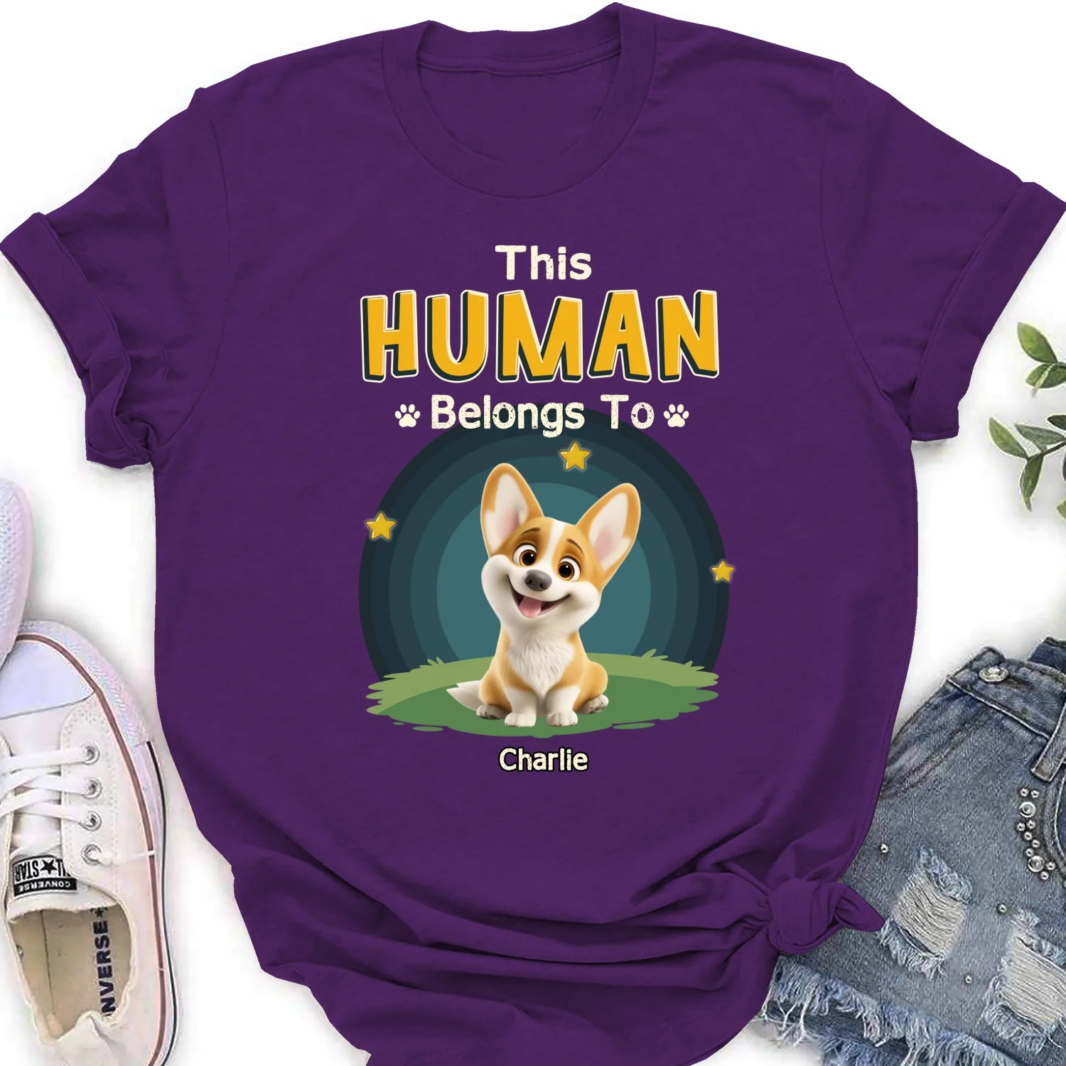 Belongs To Me - Personalized Custom Women's T-shirt - Image 10