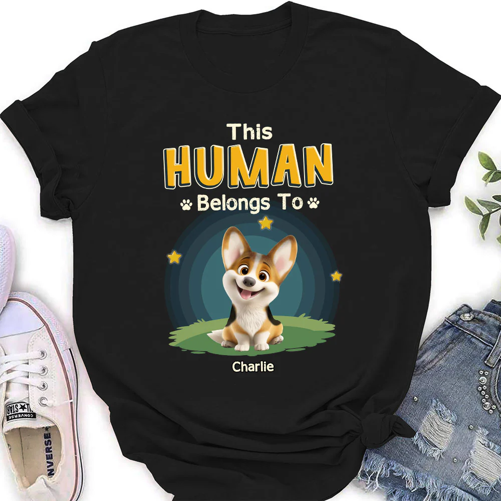 Belongs To Me - Personalized Custom Women's T-shirt - Image 2