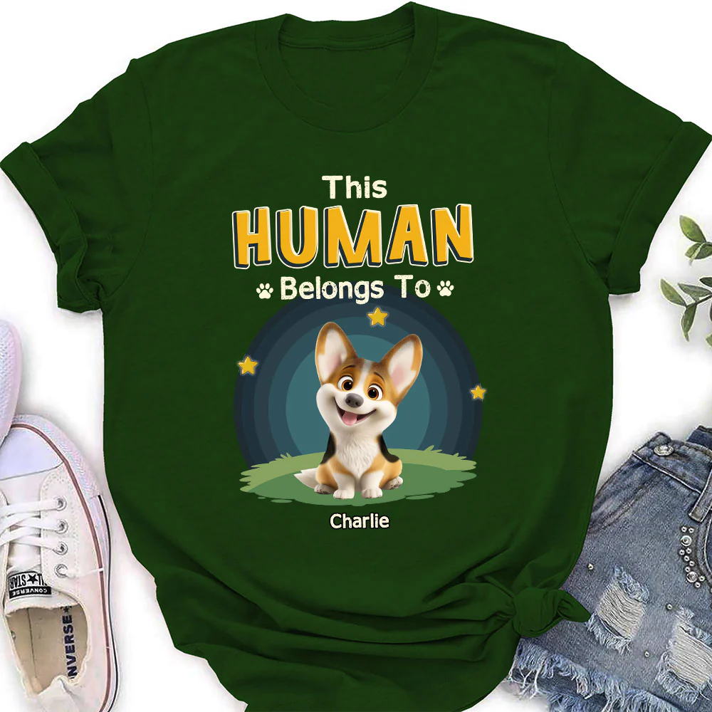 Belongs To Me - Personalized Custom Women's T-shirt - Image 5