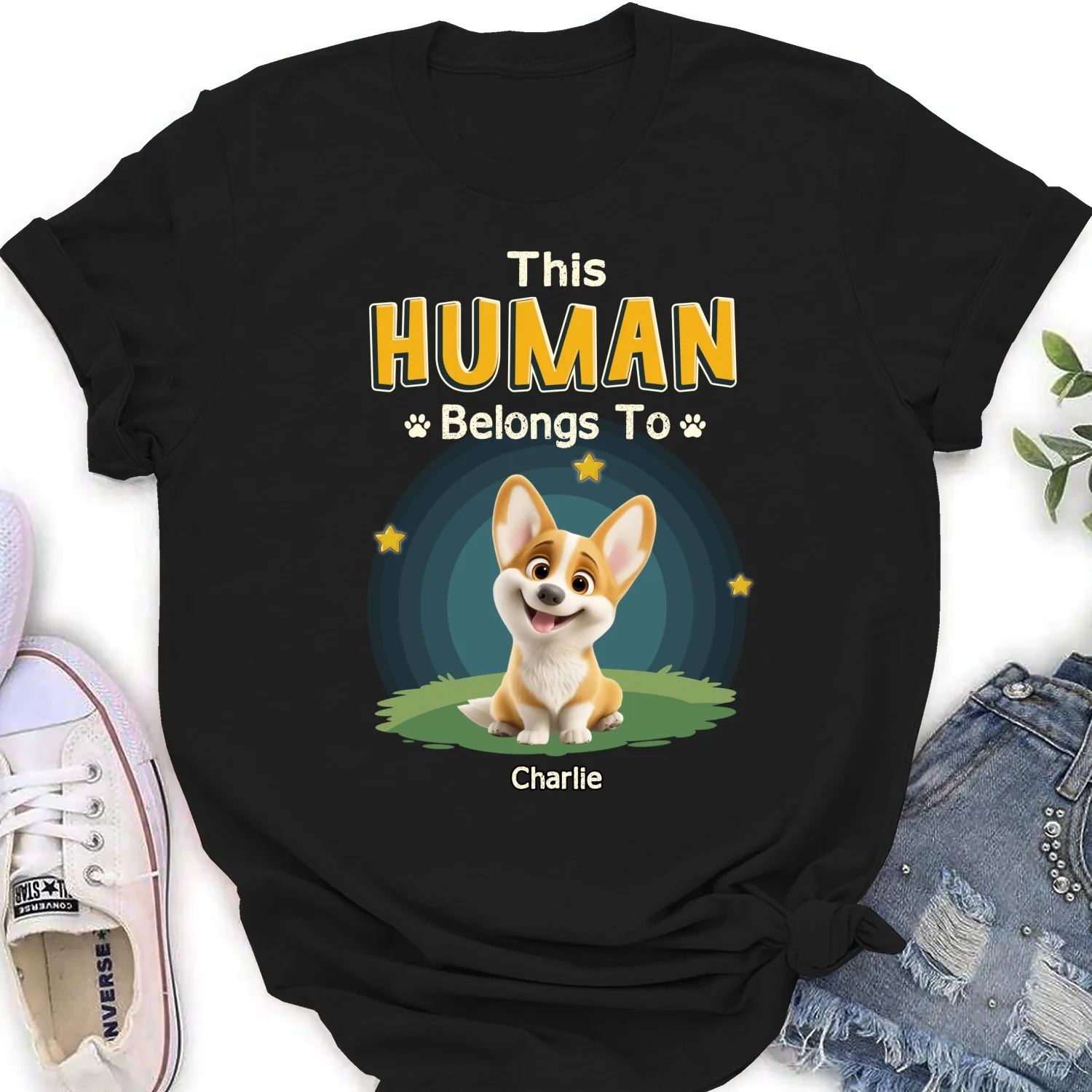 Belongs To Me - Personalized Custom Women's T-shirt - Image 6
