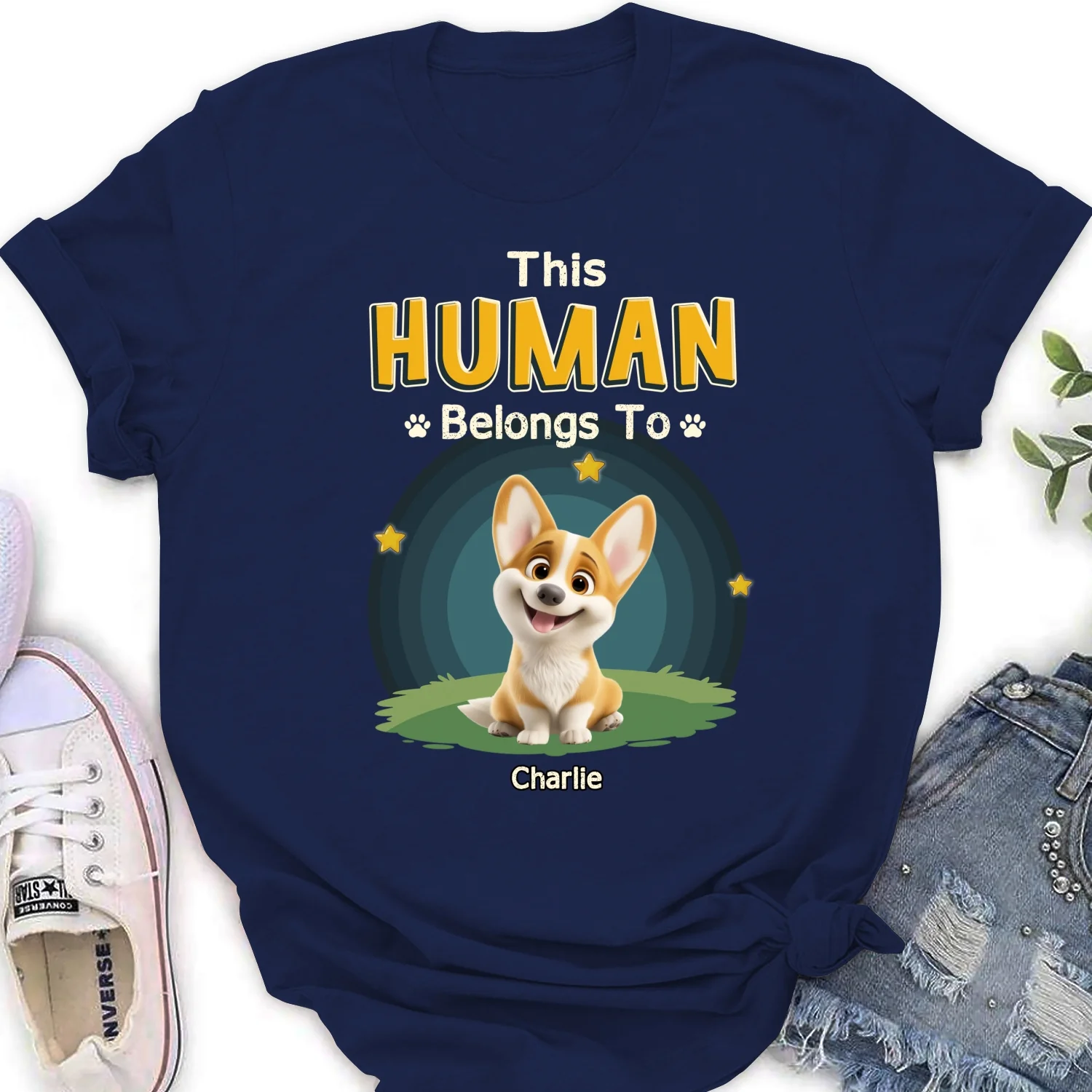 Belongs To Me - Personalized Custom Women's T-shirt - Image 7