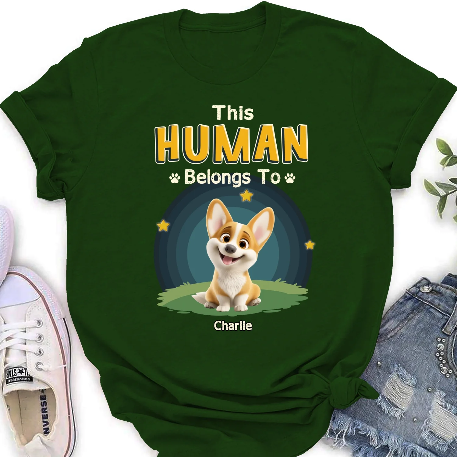 Belongs To Me - Personalized Custom Women's T-shirt - Image 8