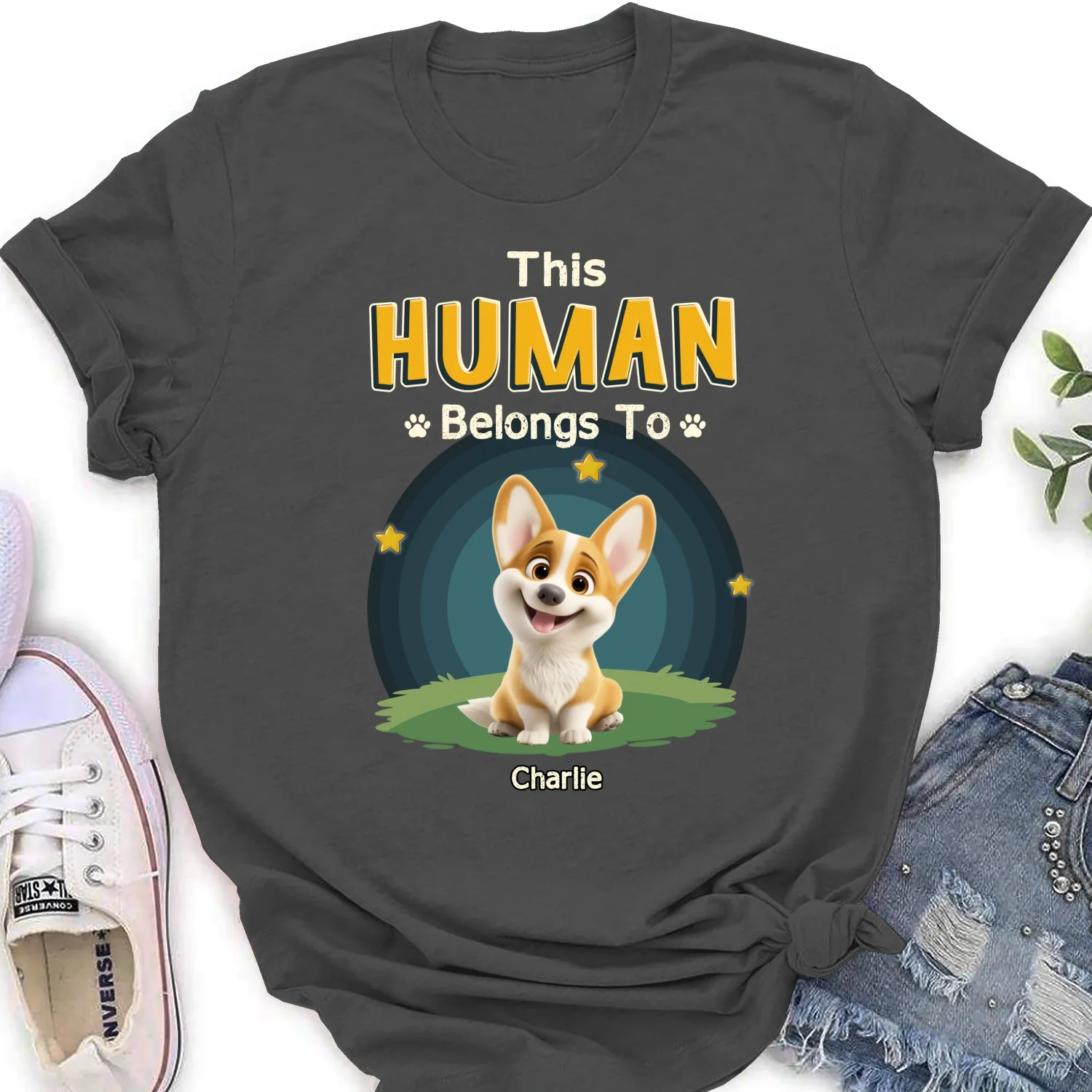 Belongs To Me - Personalized Custom Women's T-shirt - Image 9