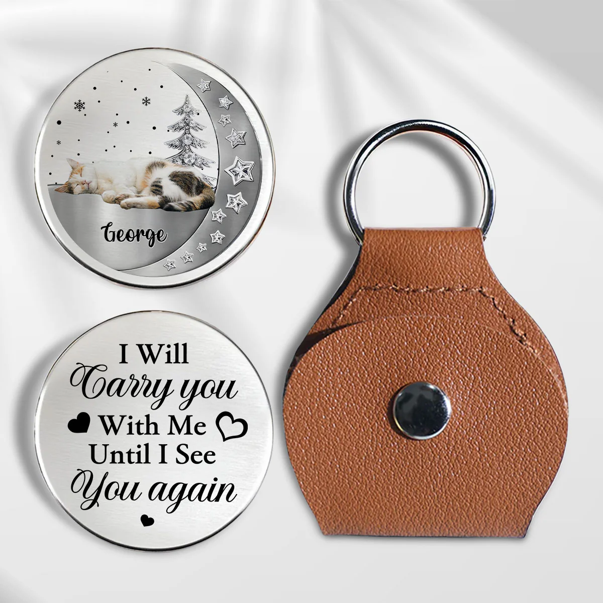 Beside My Babies Photo - Personalized Custom 3D Effect Pocket Hug - Image 2