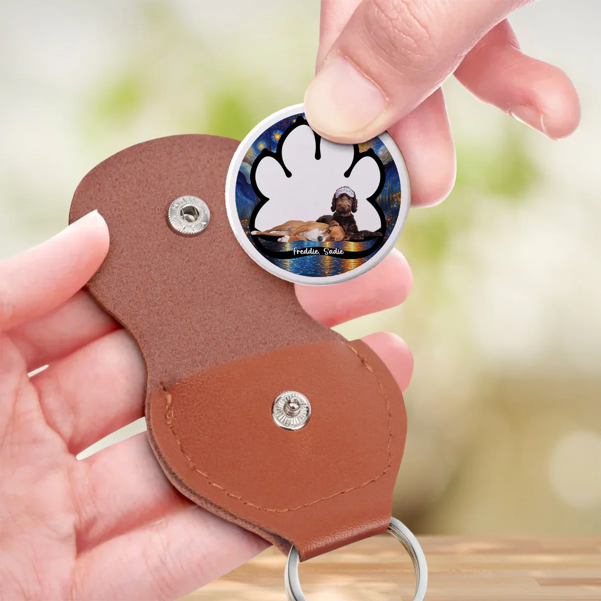 Beside My Babies Photo - Personalized Custom Pocket Hug - Image 3