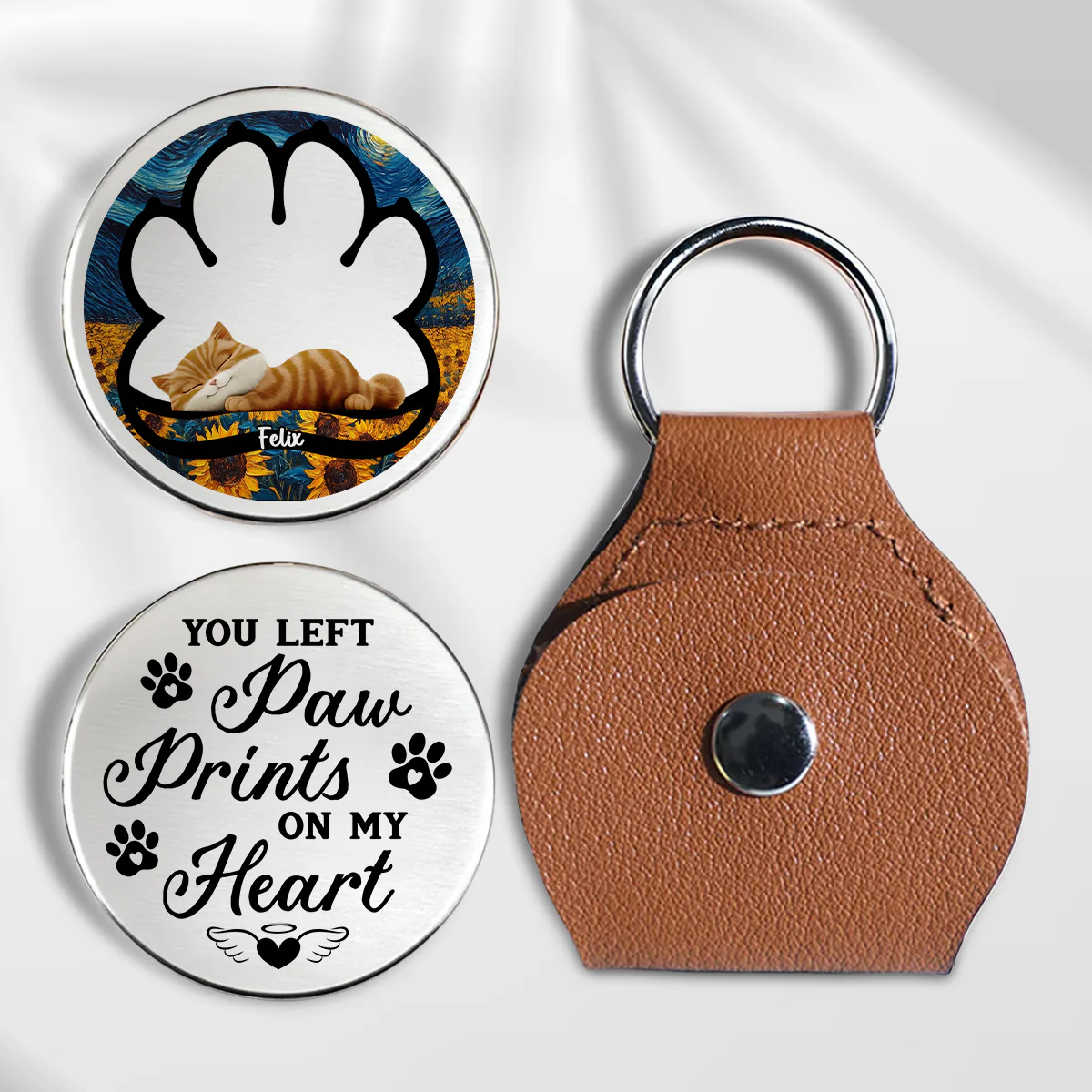 Beside My Cat - Personalized Custom Pocket Hug
