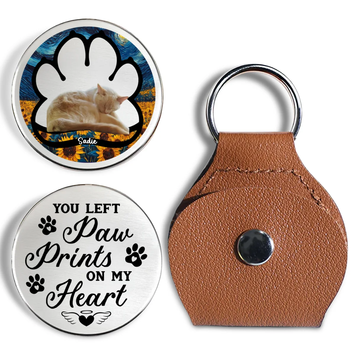Beside My Cat Photo - Personalized Custom Pocket Hug - Image 8