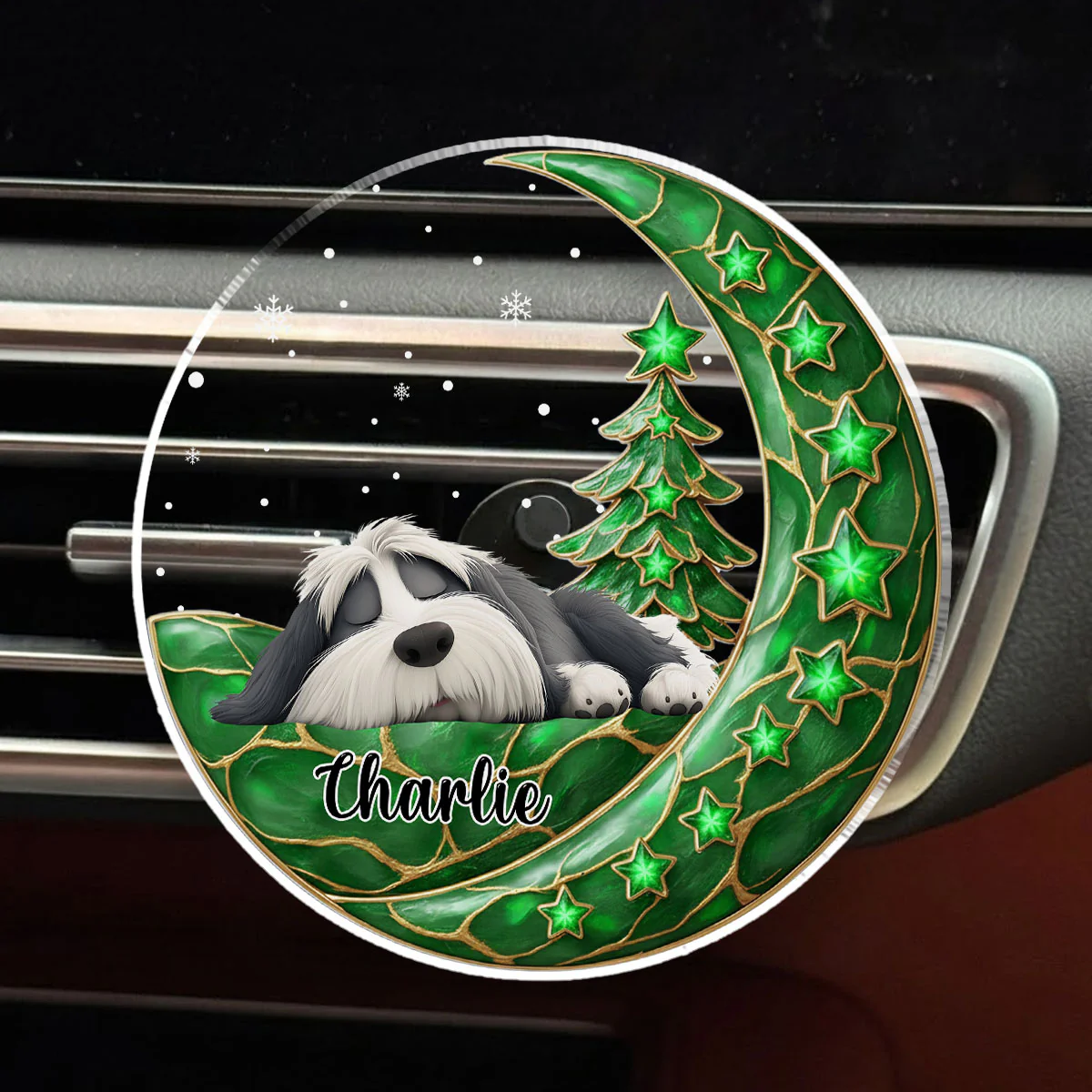 Beside Pearl Of You - Personalized Custom 3D Effect Car Vent Clip