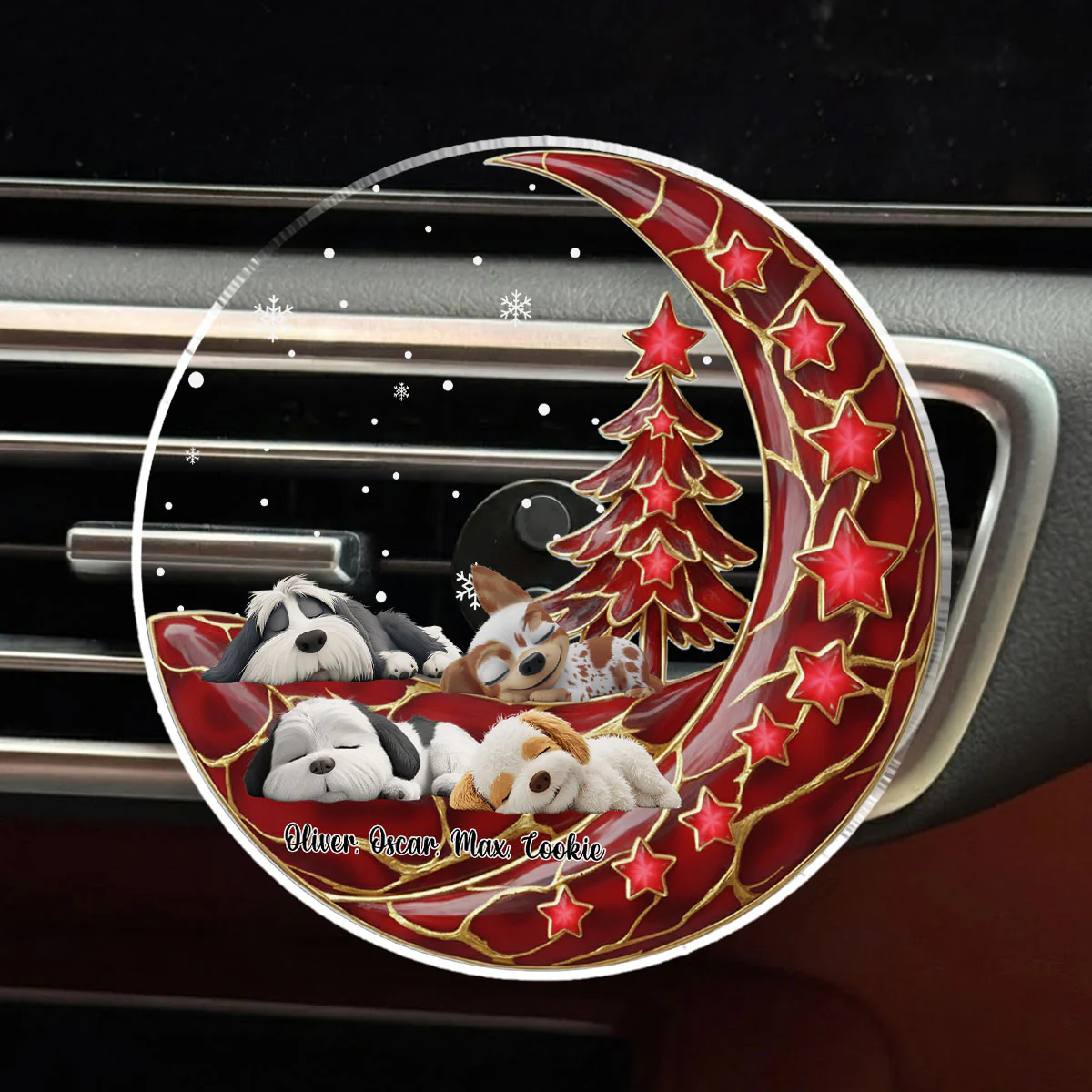 Beside Pearl Of You - Personalized Custom 3D Effect Car Vent Clip - Image 5