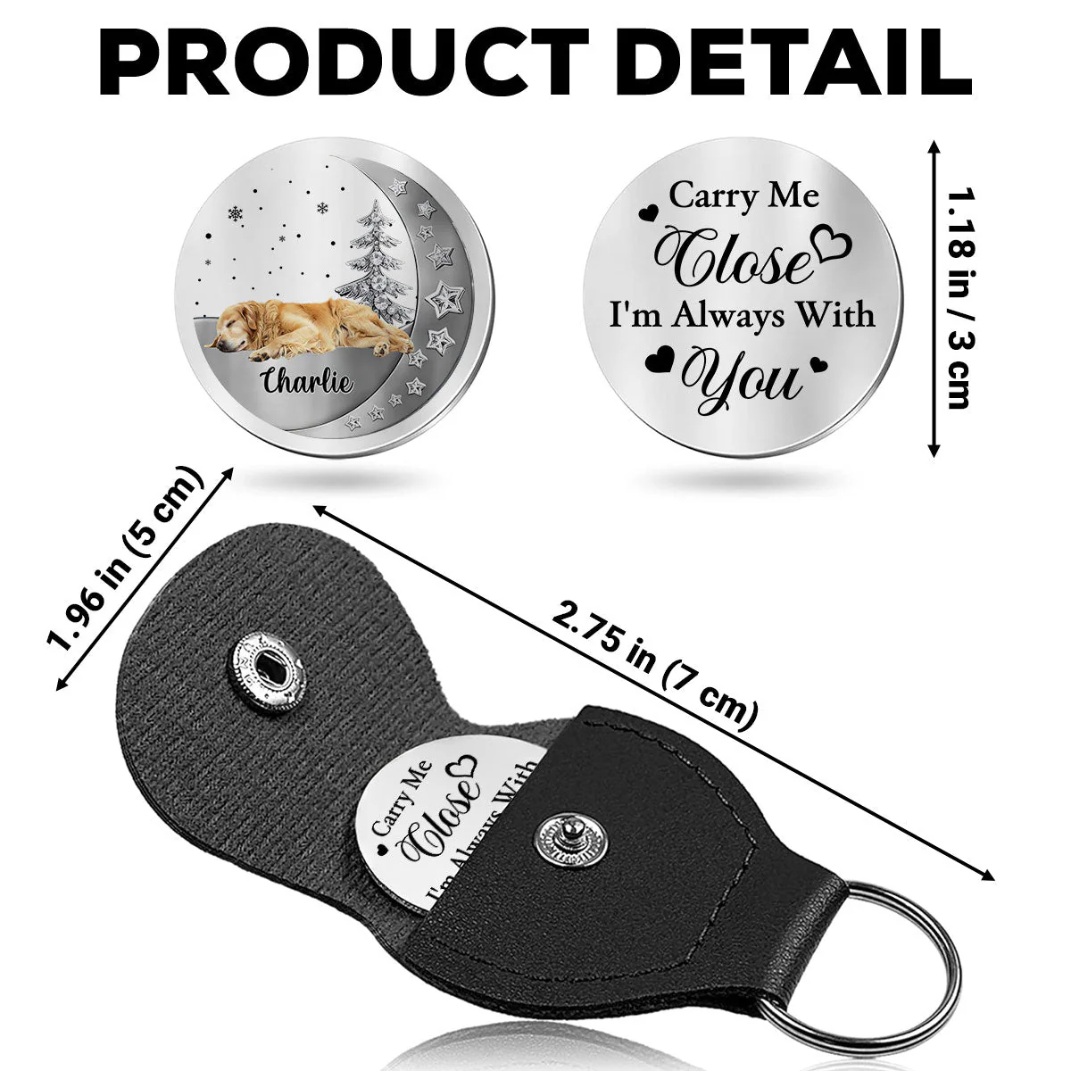Beside You Custom Photo - Personalized Custom 3D Effect Pocket Hug - Image 6