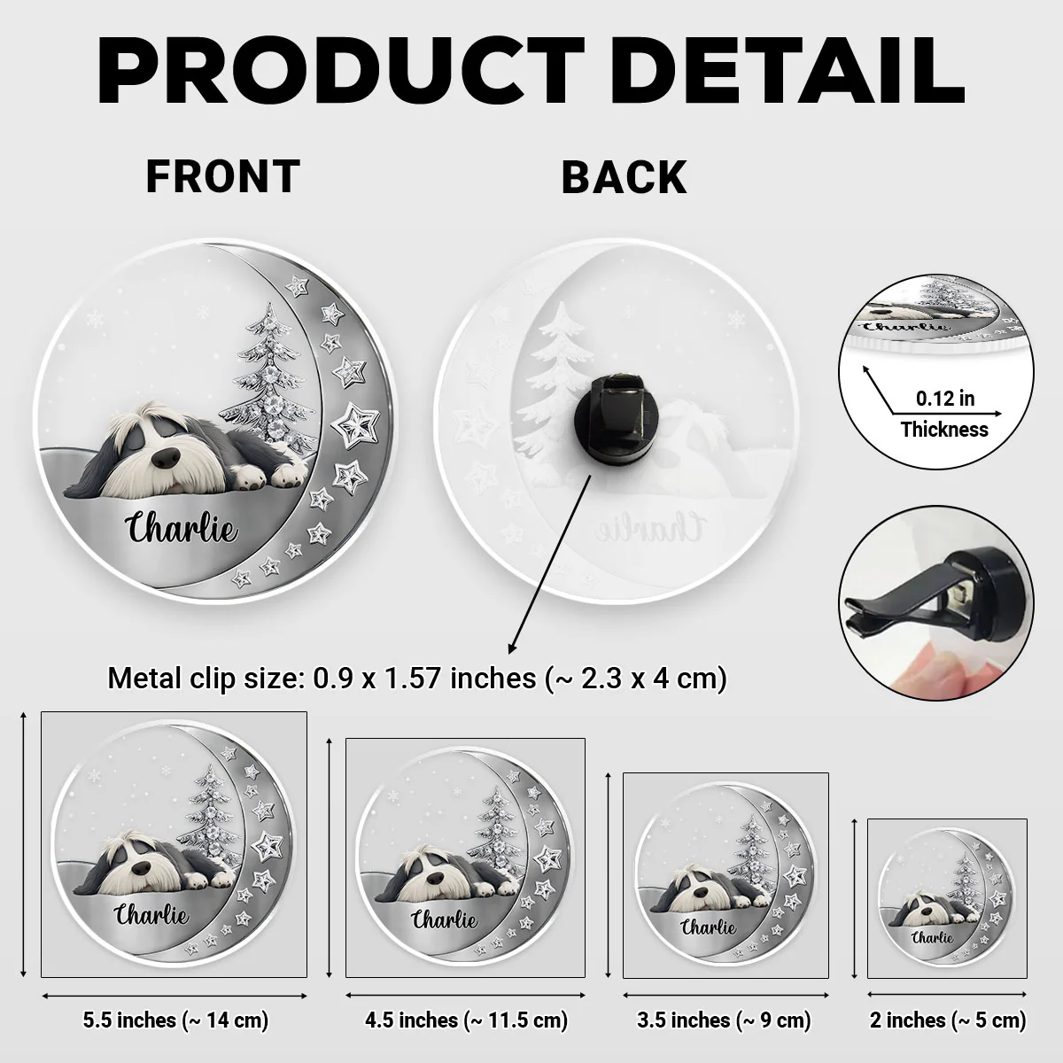 Beside You - Personalized Custom 3D Effect Car Vent Clip - Image 6