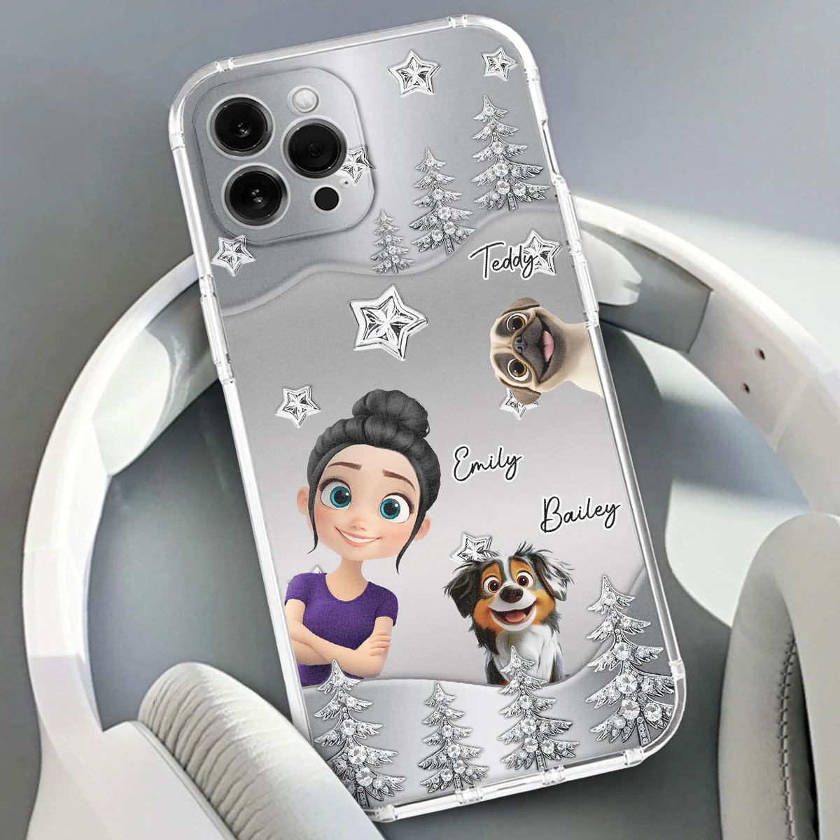 Beside You - Personalized Custom 3D Effect Phone Case - Image 3