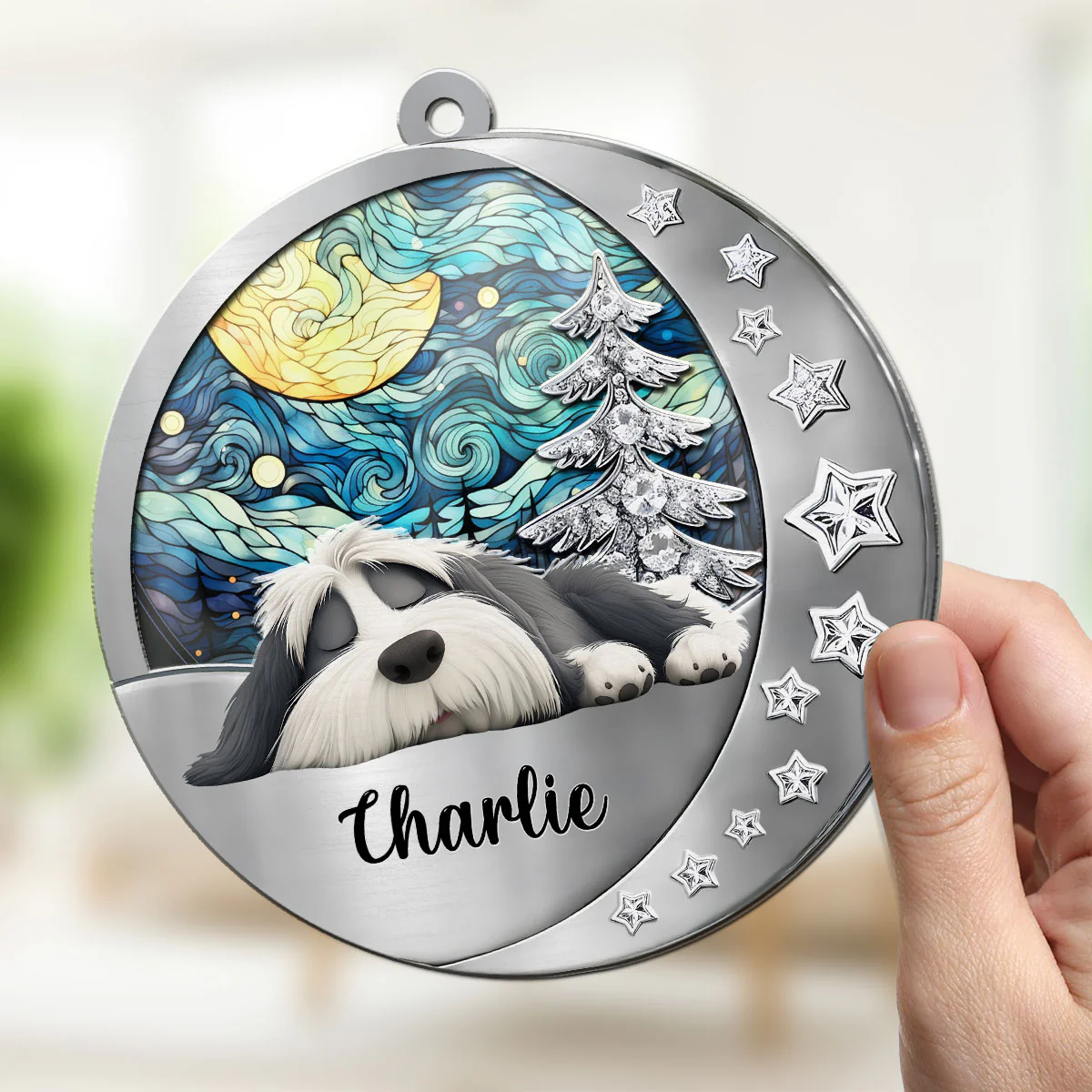 Beside You - Personalized Custom 3D Effect Suncatcher - Image 2