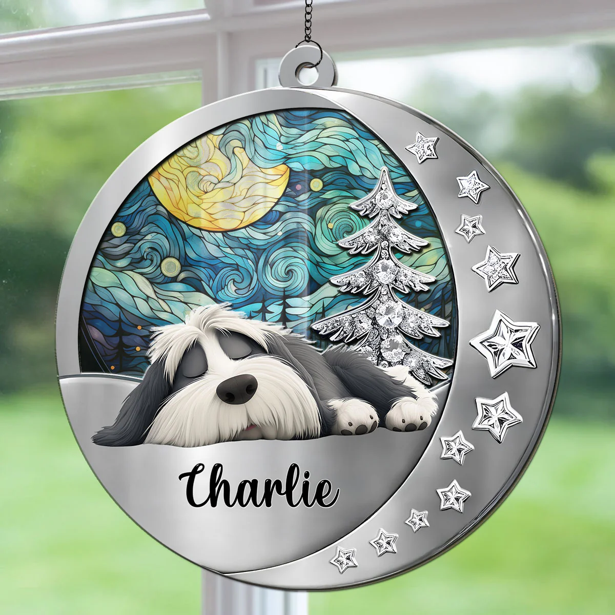 Beside You - Personalized Custom 3D Effect Suncatcher - Image 5