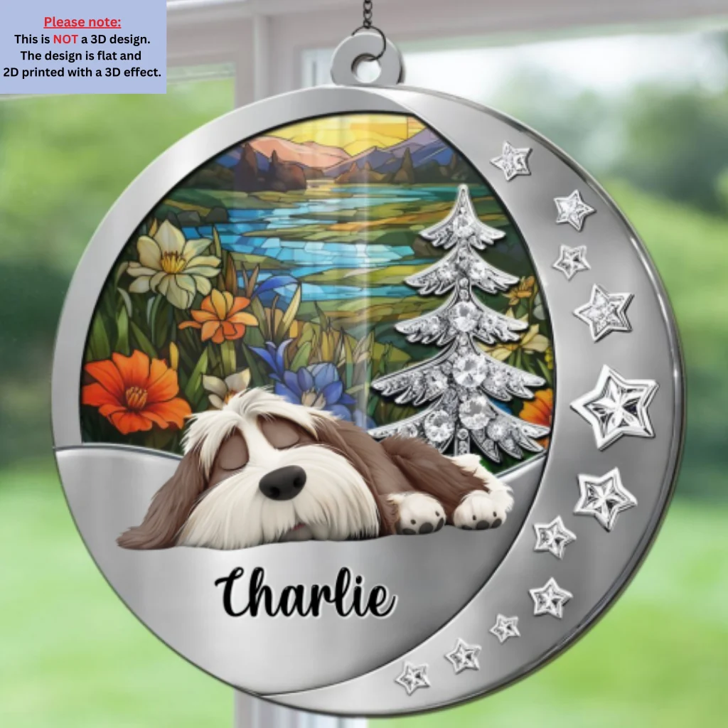 Beside You - Personalized Custom 3D Effect Suncatcher - Image 7