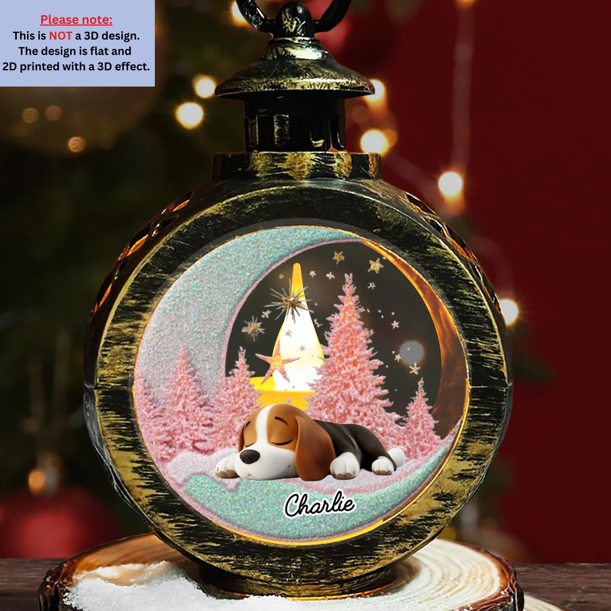 Beside You - Personalized Custom Christmas Lantern - Image 7