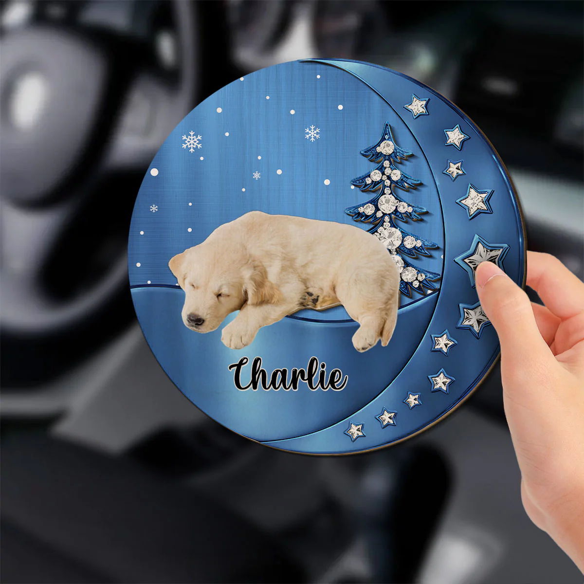 Beside You Photo - Personalized Custom 3D Effect Car Visor Clip