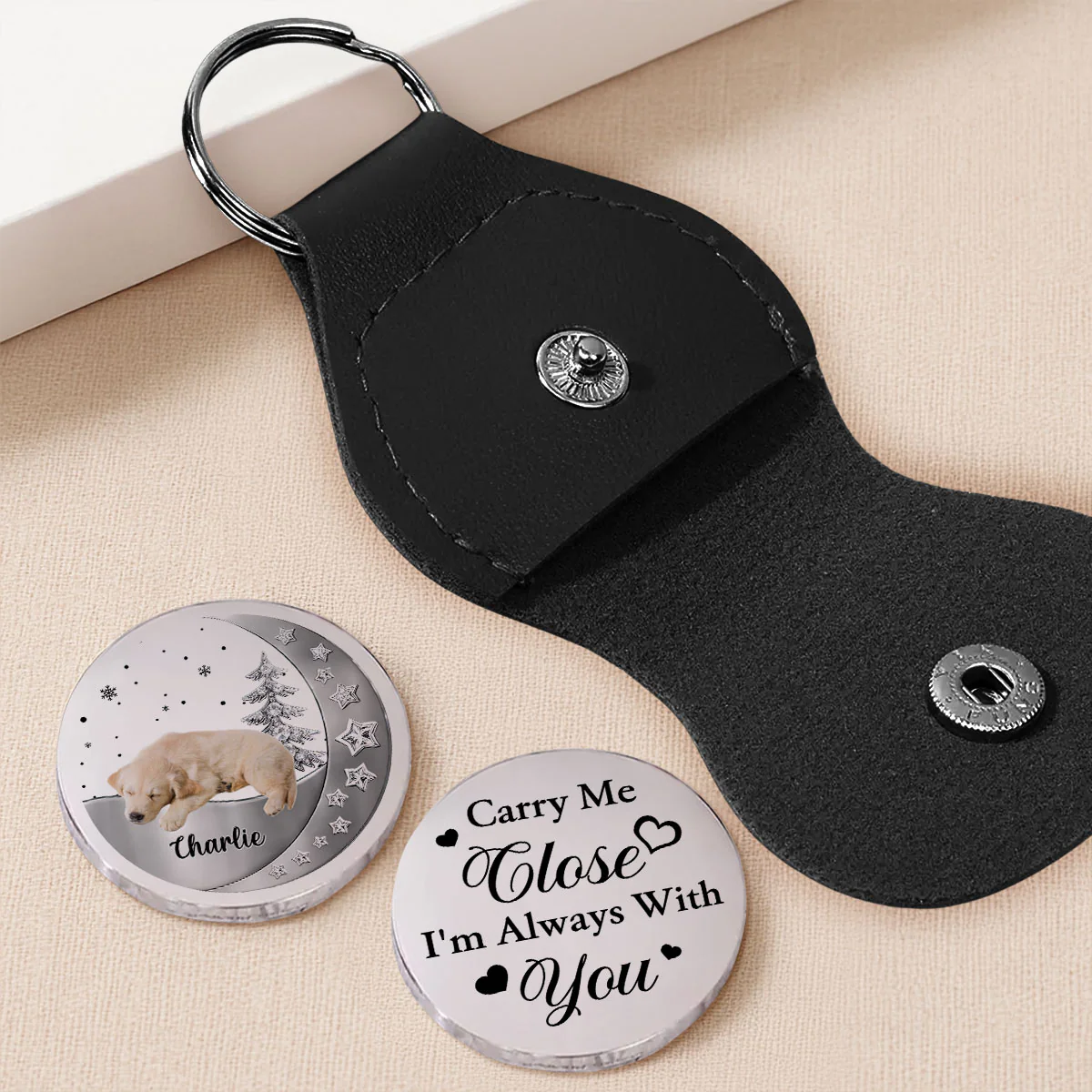 Beside You Photo - Personalized Custom 3D Effect Pocket Hug
