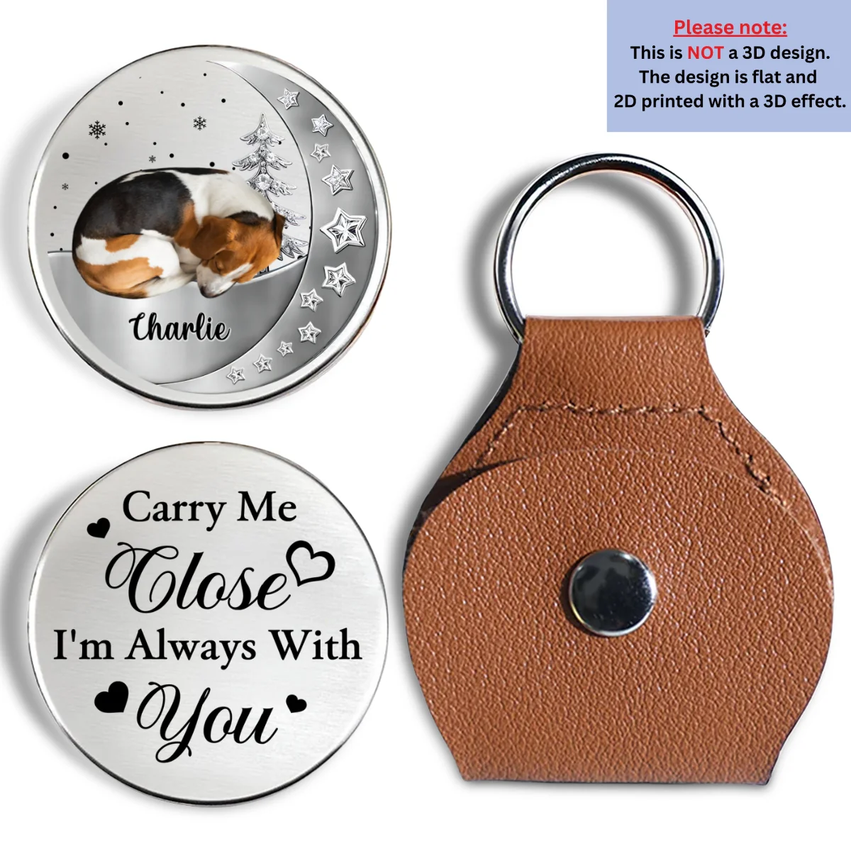 Beside You Photo - Personalized Custom 3D Effect Pocket Hug - Image 2