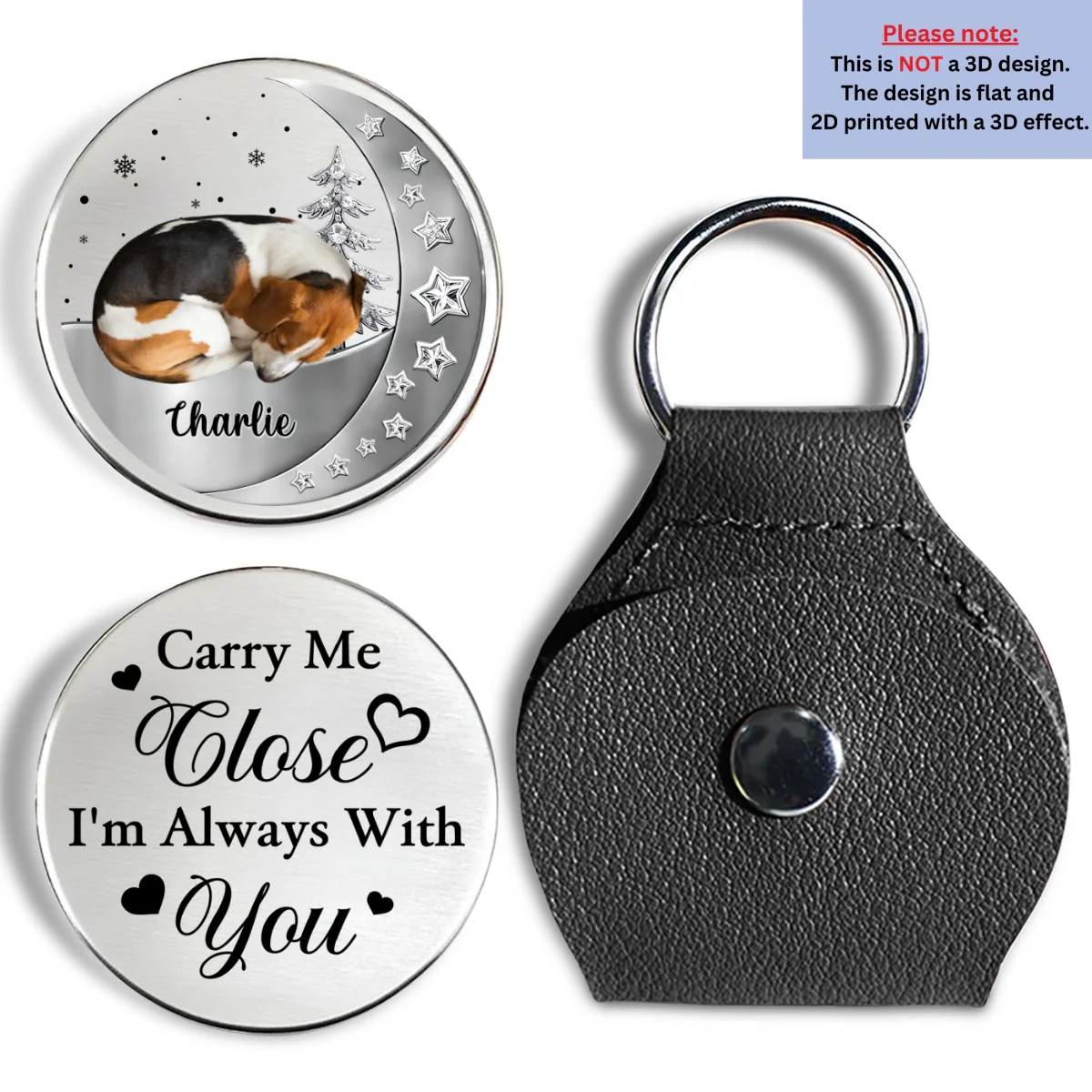 Beside You Photo - Personalized Custom 3D Effect Pocket Hug - Image 3
