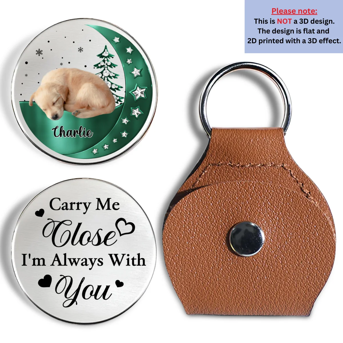 Beside You Ver 2 Photo - Personalized Custom 3D Effect Pocket Hug - Image 3