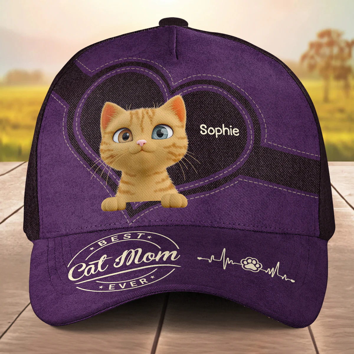 Best Cat Mom - Personalized Custom Classic Cap